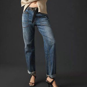 Pilcro - The Wanderer Relaxed Jeans - Denim Medium Blue - 27